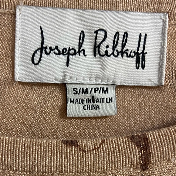 Joseph‎ Ribkoff sweater crewneck pullover pink asymmetrical hem Medium - Picture 5 of 6